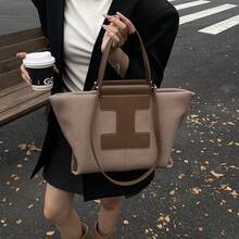 Women Top Handle Bags - Black - View 7