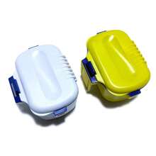 Caixa de Iscas de Pesca ABS Resistente com Bandeja de Drenagem Removível e Trava de Segurança, Recipiente de Armazenamento de Iscas Fácil de Limpar, Adequado para Caixa de Pesca, Cinto, Pesca de Água Doce e Salgada - Multicolorido - Visão 8