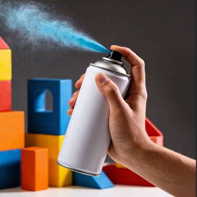 Vopsea spray universală multicoloră 450 ml - 35 de culori disponibile, potrivită pentru decorarea metalului și lemnului, vopsire prin pulverizare DIY