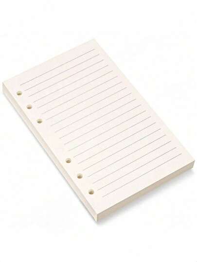 Recharges A5/A6/A7, cahier à 6 anneaux, comprenant 45 feuilles (90 pages) de papier mémo, cahier à grille, recharges pour carnet, feuilles mobiles. Convient pour la prise de notes des étudiants et les dossiers de bureau.