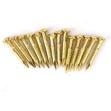 Tbest Clavo Dorado de Cabeza, Piezas, Latón, Moderno, Metálico, Bronce, 10 Mm / 15 Mm / 18 Mm / 22 Mm, 15 Mm de Longitud - 15 mm de largo - Ver 12