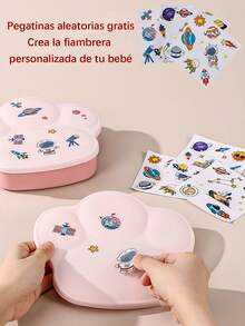 Set De 8 Piezas Juego De Cuchara y Tenedor De Silicona Para Bebé, Adecuado Para Bebés y Niños Pequeños, Hecho De Silicona, Diseño Dividido, Cuchara y Tenedor De Mango De Madera, Plato De Silicona Para Niños Apto Para Microondas y Lavavajillas, Regalo Para Niños - Rosa - Ver 11