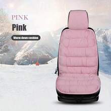 1pc Car Front Single Seat Cushion, Winter Plush Single Piece With Backrest, Thickened Velvet Warm Car Seat Cushion, Universal Winter Seat Cushion - one-size - View 11