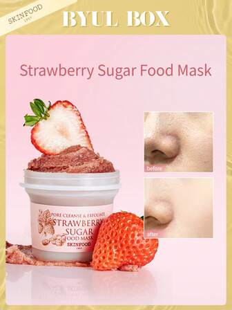 Skinfood EAU>50% - Exfolier et nourrir - Masque alimentaire pour la peau morte, thérapie alimentaire pour une peau éclatante