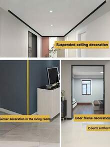 Dekoracyjne paski PCV, samoprzylepne paski dekoracyjne PCV z połyskiem, naklejki ścienne 3D, obrzeża meblowe, listwy wykończeniowe do luster, rolka 5 metrów na ściany, ekrany, listwy wykończeniowe do luster w salonie, listwy sufitowe i ścienne, wystrój domu i biura