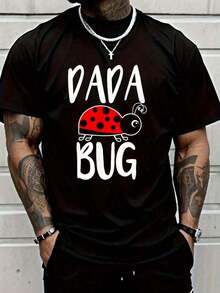 Camiseta de Dada Bug con diseño de mariquita divertida para papá - Negro - Ver 1