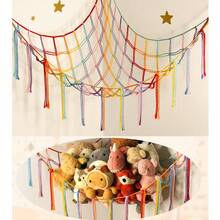 1pc Handmade Boho Macrame Woven Animal Swing Or Hammock, Macrame Doll Hammock, Plush Doll Storage Hammock, Hammock Net, Boho Nursery Organizer For Playroombedroom,Organizer,Organiser,Home Storage,White T Shirt Women,Black Pants Women,Ladies Winter Clothes,Dress,Winter Clothes For Ladies,Elegant Woman Dresses,White Shirt For Ladies,Long Sleeve,White Jumpsuit For Women,Spring Dresses For Women,Spring Outfits For Women,Spring,Spring Clothes,Minimalist,Summer Tops - Multicolor - View 13