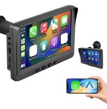 Estéreo CarPlay 5400 7'' HD Touch Bluetooth Apple Carplay Android Auto - Multicolor - Ver 6