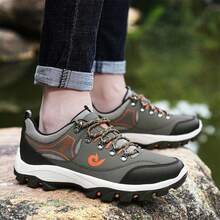 Men's Running Shoes, Walking Shoes, Park Hiking, Running On The Mountain Track, Or Even On A Date Are All Great Options. - 軍綠色 - 查看 5