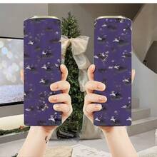 20oz  Style Nightmare Before Christmas Pattern Straight Tumbler Spooky Whimsical Halloween Decor Insulated Cup - 1 cái - Xem 1