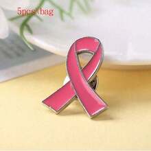 10 件乳腺癌宣传丝带别针徽章 - 银背合金胸针，适用于健康慈善活动、筹款、宣传活动和个人支持 - 展示您的团结和同情心，可作为衣服配饰别针、包包饰品、学校办公室配饰、衬衫夹克珠宝、圣诞节万圣节衣服别针、有趣可爱的教师礼物 - 胸針 - 查看 30