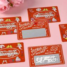 Valentine's Day Scratch Card, Customizable Interactive DIY Scratch Card - Multicolor - View 2