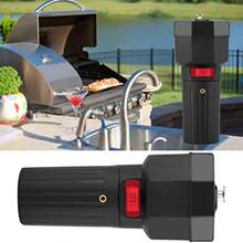 YQQ Dioche Motor para Asador De Barbacoa Accesorio de Soporte de Asado Eléctrico Brochetas para la Parrilla Accesorios de Parrilla para Parrillas Al Aire Libre Negro2179 - como en la foto - Ver 5