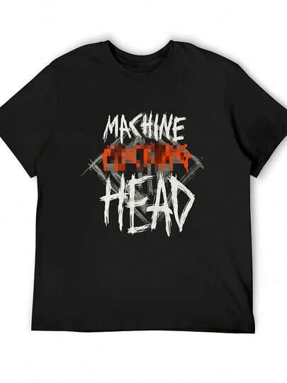Camiseta Machine Head, ropa linda, gráfica vintage, ropa de anime para hombres de 200g, ropa casual, atuendo diario, camiseta pesada, diseño retro, material duradero, ajuste cómodo, ropa unisex, camiseta para hombres, amantes de la moda urbana
