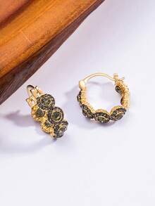 1 Pair Creative Exaggerated Chic Luxury Earrings - Multicolor - View 2