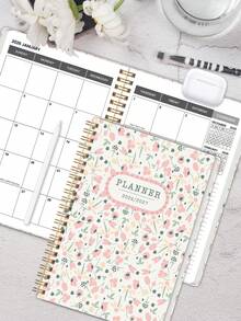 2026 Monthly Planner A5, 12-Month Minimalist Monthly Weekly Daily Planner Notebook For Work Home & Personal Planning, Back To School Supplies Office Supplies Perfect Gifts - Multicolor - View 10