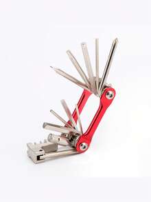 11-In-1 Bicycle Repair Tool Kit, Including Mountain Bike Wrench, Screwdriver, Chain Tool, Hex Wrench, Spoke Wrench And Other Multifunctional Bicycle Maintenance Tools - Multicolor - View 13