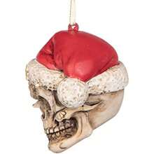 Design Toscano Skelly Claus - Adorno de árbol de Navidad con Calavera gótica, 2 Pulgadas,(Individual) - Multicolor - Ver 7