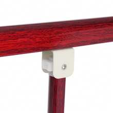 Bed Rail For Elderly, Foldable Fall Protection, Safety Bed Guard, Sturdy Metal Guard Assist Handle For Adults, Home Care, Hospital - Mahogany Color - View 9
