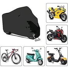 Funda para Moto Cubia de la Motocicl  - Cubia para Motocicls Funda para Motocicl Impermeable Protección contra el Polvo UV Escoros a y Clima XL 9pulgadas - - como en la foto - Ver 7