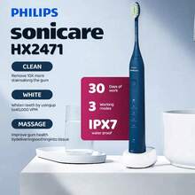 Philips 3200 Series HX2471/02 Electric Toothbrush Adult Toothbrush - Navy Blue - View 1