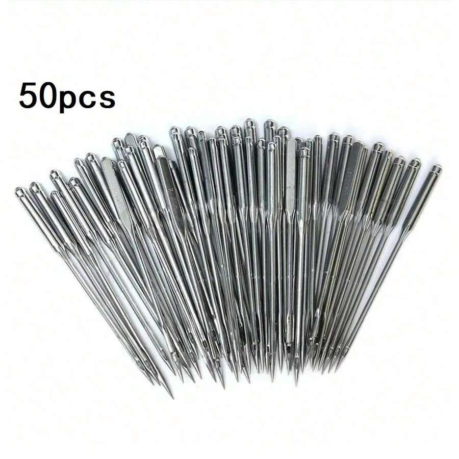 10-50pcs Household Sewing Machine Needle Combination Old Style Multifunctional Motor Universal Accessories - Silver - View 1