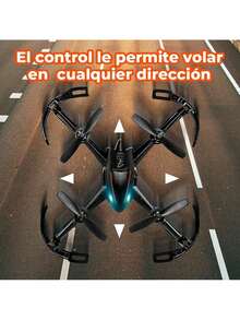 ELE-GATE Kit de Mini Dron para niños y niñas-El montaje es simple, cultiva la capacidad creativa de los niños y el interés de la tecnología de la Asociación de Ciencia y tecnología - Negro - Ver 2