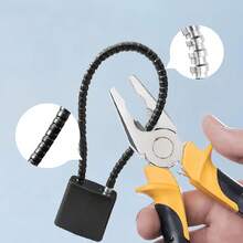 1pc Soft Steel Wire Rope Electric Bike Long Padlock, Suitable For Dormitory, Warehouse, Iron Gate, Gym, Locker, Suitcase, Toolbox, Anti-Theft Drawer Lock Hardware, Rust-Proof Waterproof Padlock - Multicolor - View 8