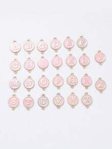 Fashionable Heart Letter Pendant Bracelet, Women's Adjustable Braided Rope Bracelet With Rhinestone A-Z, Women's Jewelry Gift - Bracelet - View 59