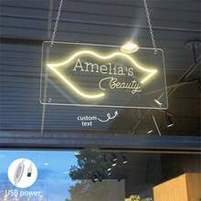 لافتات نيون مخصصة، لافتات نيون لتجميل الأظافر، ديكور حائط صالون التجميل، لافتات نيون وامضة لمحل الأظافر، لافتات ترحيب، لافتات متجر، ديكورات منزلية وحفلات عيد الميلاد بلافتات نيون