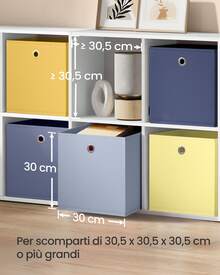 Contenitori di Stoccaggio - Blu - Visualizzare 3