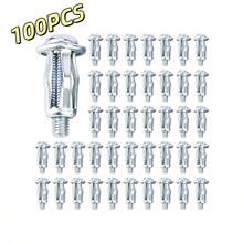 MEFENY 100pcs Tuerca Metálica e Tornillo de Expansión Tuerca Pétalo Vástago Hexagonal n Forma de Pétalo a prueba de óxido fácil de instalar fijación de pared hueca para todo tipo de paredes, colgantes,Tuercas de mariposa, tornillos con pétalos, tacos de expansión con pétalos para cortinas, abrazaderas de expansión con pétalos, remaches de pétalos, pernos de bloqueo para tableros de pared, M4x25, M5x25 y M6x25,Juego de tuercas de gato de acero galvanizado, kit de tuercas de gato cortas con inserto roscado de cabeza plana de alta dureza, para paredes huecas de hierro, plástico, metal delgado, pared blanda delgada ,Las tuercas metálicas con forma de pétalo son adecuadas para una gran variedad de aplicaciones, como la fijación de estanterías, espejos, armarios, accesorios de iluminación, etc. a paredes huecas. Adecuadas para materiales plásticos y paredes finas o blandas. - Plateado - Ver 9