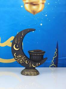 1Pc/1Set Premium Resin Incense Burner, Arabic Style Bakhoor Burner,For Home Decoration, Office Decoration,Wedding Decorations,Living Room Accessories, Decor Ornament Incense Burner, Home Decor, Room Decor, Party And Holiday Decor Ornament Star,Moon,Lantern - Multicolor - View 9