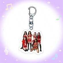 KATSEYE Keychain, Kpop Fans Merch Goods, 2D Acrylic Keychain, Concert Fansite Goods, Halloween & Christmas Gift, Small Gift, Collectible - Multicolor - View 12