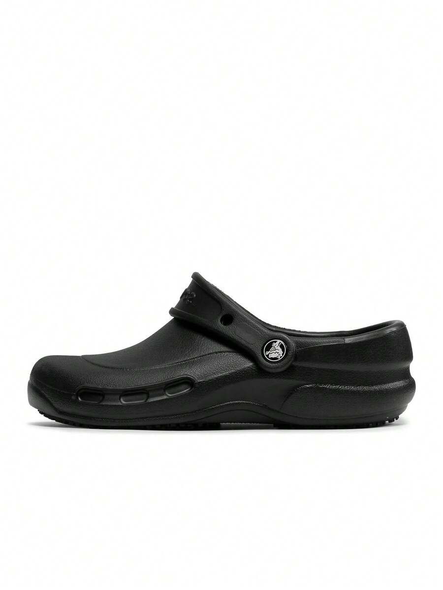 Crocs Giày lười Unisex thấm hút mồ hôi thoáng khí chống nắng chống gió giữ ấm đa năng logo trơn dễ giặt nhanh khô thể thao ngoài trời chạy bộ hàng ngày đi học nam nữ màu đen 10075-001 - đen - Xem 1