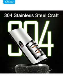 Rechargeable Cordless Electric Knife Sharpener: Portable 2-Stage Diamond Sharpening System For Kitchen, Camping, And Outdoor Use - Sharpens Stainless Steel & Serrated Knives (Knives NOT Included) - White - View 6