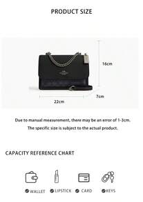 Coach Klare Crossbody Printed Women's Single Shoulder Crossbody Bag CV978QBMI5 - 黑色CV978QBMI5 - 查看 7