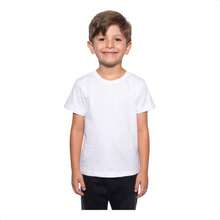 Girls' Short-Sleeve T-Shirt, 100% Cotton - 白G - 查看 1
