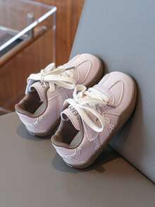 Giày thể thao thường ngày cho bé gái, giày trẻ em mùa xuân/thu 2025 mới, giày thể thao đế mềm cho trẻ nhỏ. - Hồng - Xem 6