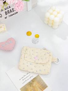 便携式极简灯芯绒零钱包多功能卡通物品收纳包女士随身携带口红及必备品收纳包旅行洗漱包及文件袋女士钱包迷你钱包可爱钱包钥匙扣零钱包秋季旅行钱包旅行、度假、上学使用，婚礼伴娘礼物、妈妈礼物、生日礼物、送给朋友和老师的礼物、圣诞礼物 - 彩色 - 查看 16