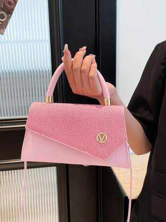 Fashionable Women's New Retro Versatile Small Square Bag, Crossbody Shoulder Handbag