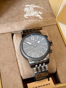 Burberry Gunmetal The Utilitarian Men Watch New Batt Chronograph - Black - View 6