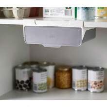 CupboardStore Under Shelf Drawer Kitchen Cupboard Storage Organiser Space Saving - GRAY - View 2
