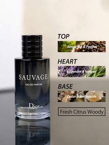 Christian Dior [Mini] Sauvage Eau De Toilette 10ml  / Fresh, Citrus And Woody Notes / The Freshness Of Juicy Calabrian Bergamot And Spicy Sichuan Pepper. The Raw Trail Of Ambery Marine Wood / The Strong Gust Of Citrus In Sauvage Eau De Toilette Is Powerfully Anchored By The Ambery Nobleness Of Ambroxan, Resinous Elemi And Woods. Instantly Recognizable, It Has Become A Genuine Signature Scent, Unique* In Its Confident Virility. - SAUVAGE EDT 10ml - View 4