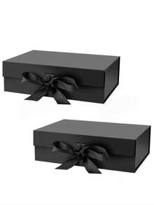 2 cutii cadou pliate, cutii de ambalare cadou, cutii cadou pentru familie și prieteni, cadouri de sărbători