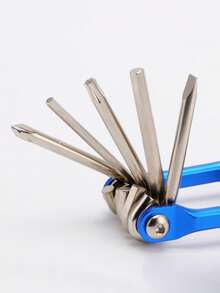 11-In-1 Bicycle Repair Tool Kit, Including Mountain Bike Wrench, Screwdriver, Chain Tool, Hex Wrench, Spoke Wrench And Other Multifunctional Bicycle Maintenance Tools - Multicolor - View 11