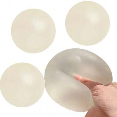 1/12pcs Squeeze Stress Ball, Slow Rebound Squeeze Stress Relief Ball, Transparent Malt Syrup Filled, Moldable, Sensory Relaxation Toy, Hand Exercise Ball, Gift For Friends