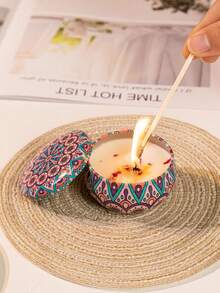 女士香薰蜡烛礼品套装：家居香薰蜡烛套装、4 支大豆蜡香薰蜡烛、浴缸缓解压力蜡烛、瑜伽香薰蜡烛、睡眠香薰蜡烛、生日礼物、周年纪念礼物、房间装饰、礼品 - 彩色 - 查看 2