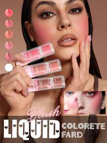 USHAS Multi-Functional Liquid Blush Hydrates, Moisturizes And Brightens The Complexion. 6 Colors To Choose From. Natural Nude, Matte And Affordable Makeup - #03 - View 2