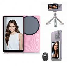 Màn hình theo dõi selfie tương thích với iPhone, Màn hình camera sau từ tính mới nhất dành cho điện thoại di động, Thích hợp cho người sáng tạo nội dung, người có ảnh hưởng, người phát trực tiếp, Snaplylens tương thích với màn hình selfie của và Android, Phụ kiện du lịch thiết yếu, Đèn điện thoại, Đèn selfie, Chân máy ảnh, Đèn Giáng sinh, Đèn vòng, Giá đỡ điện thoại, Đèn phòng, Nhiếp ảnh, Máy ảnh thích hợp cho kỳ nghỉ đông, Kỳ nghỉ du lịch, Điều khiển chụp ảnh di động, Điều khiển từ xa chụp ảnh điện thoại, Điều khiển từ xa chụp ảnh điện thoại - Màu Hồng baby - Xem 9